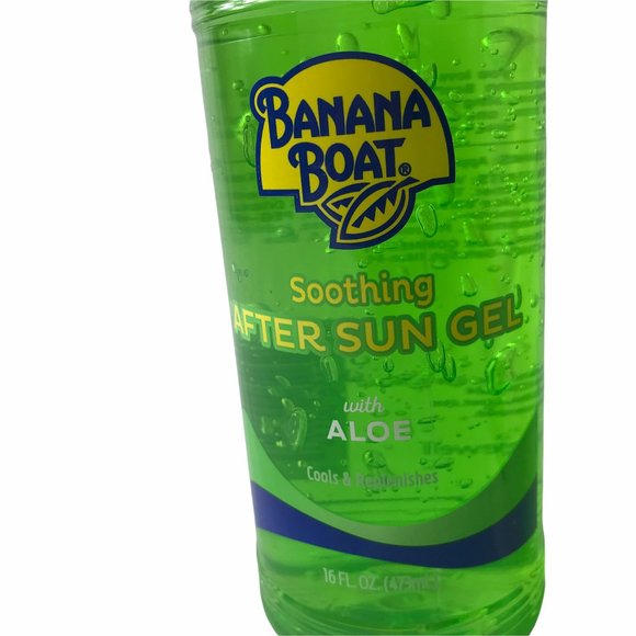 New NWT Set of 2 Banana Boat Aloe Vera Lotion, Gel, Two Bottles Each 10 Oz - Picture 3 of 4